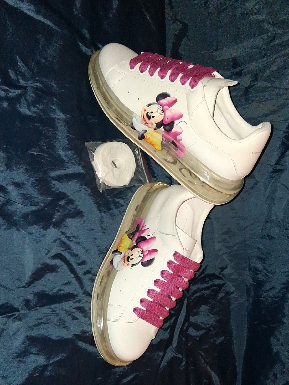 Limited Edition Alexander McQueen Oversized Minnie Mouse Sneakers
